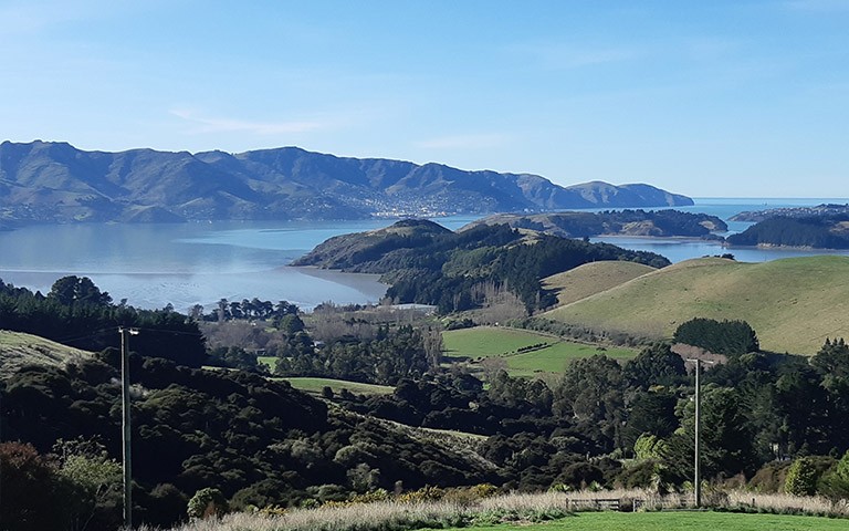 Banks Peninsula landscape